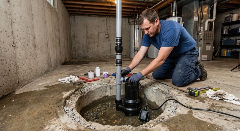 Basement Sump Pump Service in Manchester, NH