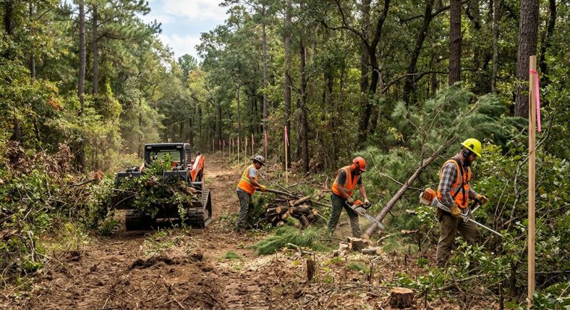 Pine Tree Clearing in Utah County, UT
